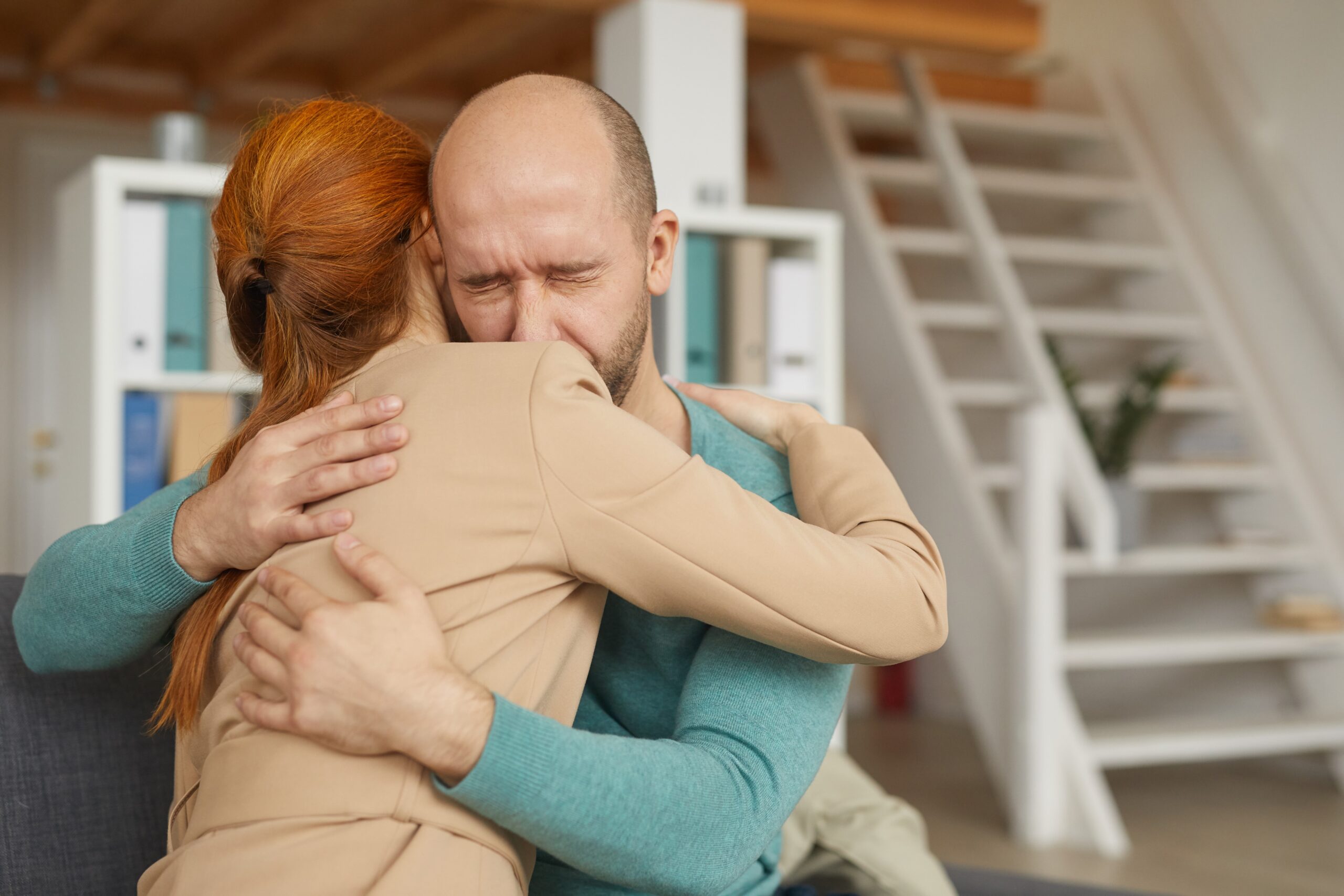 Woman feeling sorry for a friend